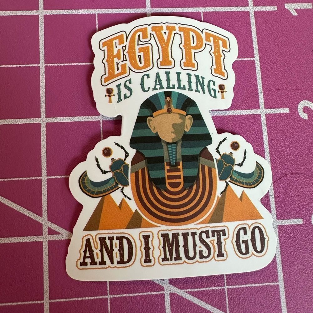 💜13/$13 +Bundle Sticker Sale | Travel Egypt Waterproof Sticker